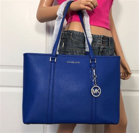 sady large multifunctional michael kors blue|Blue Michael Kors Handbags .